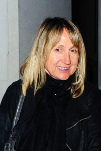 Carol McGiffin smiles at the camera