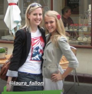 Lucy Fallon and her sister Laura