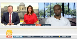 Good Morning Britain Valentino Dixon ITV