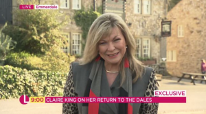 Claire King on Lorraine 
