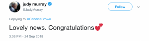 Judy Murray Candice Brown