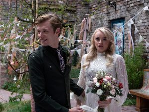 Sinead and Daniel recently got married, but she's hiding a huge secret (Credit: ITV)