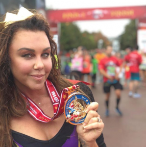 Michelle Heaton in Disneyland