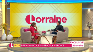 Brendan Cole on Lorraine
