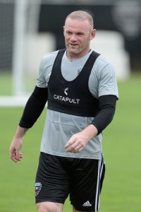 Wayne Rooney is put through his paces as DC United take to the field together for the first time since the striker signed from Everton.