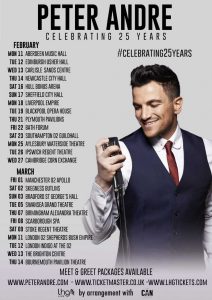 peter andre tour instagram