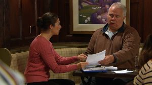 Victoria Barton hunts for Adam in Emmerdale