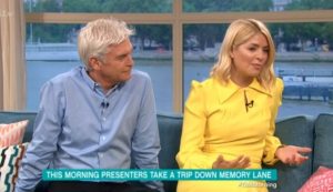 Holly Willoughby and Phillip Schofield on This Morning
