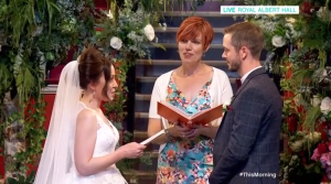 Couple get married on This Morning