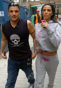 Katie Price with her sister Sophie and husband Peter Andre