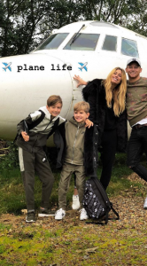 Stacey S and Joe Swash with her sons