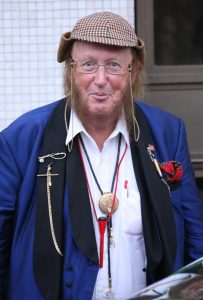John McCririck leaves the ITV studios