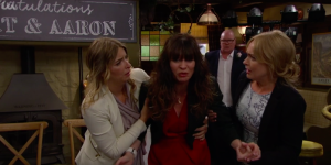 Chas Dingle panic attack wedding Robron Emmerdale