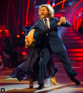 Seann and Katya on the dancefloor