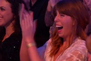 Rebecca in the Strictly audience