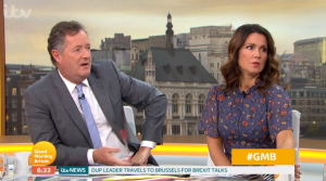 Piers Morgan and Susanna Reid on GMB