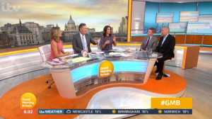 Piers Morgan and Susanna Reid o GMB