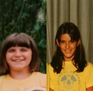 Gemma Oaten as a child