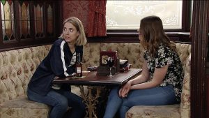 Tracy Barlow and Abi Franklin in Coronation Street