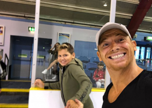 Joe Swash and son Harry