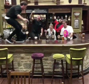 Emmerdale cast dancing 