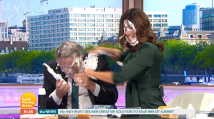 Piers Morgan and Susanna Reid on GMB