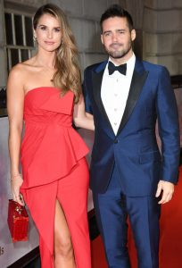 Vogue Williams and Spencer Matthews attend The Sun Military Awards at Banqueting House (Photo by Stuart C. Wilson/Getty Images)