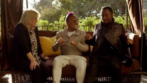 Joanna Lumley, will.i.am and apl. de. ap.