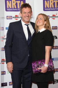 Matthew Wright and his wife Amelia at The National Reality TV Awards (NRTA) 2015