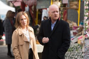 Cora Cross back in EastEnders with baby Abi