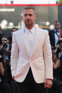 Ryan Gosling walks the red carpet ahead of the opening ceremony and the 'First Man' screening during the 75th Venice Film Festival at Sala Grande