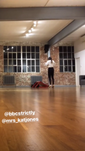 Seann Walsh takes a fall in rehearsals