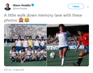 Glenn Hoddle shares some old footballing pics 