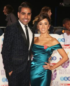 Dr Ranj and Janette Manrara, ride of Britain 2018, Grosvenor House Hotel, London UK, 29 October 2018, Photo by Brett D. Cove