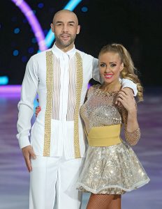 Alex Beresford, Brianne Delcourt at Torvill & Dean's Dancing On Ice Live UK Tour 2018