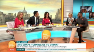 Richard Blackwood on Good Morning Britain 