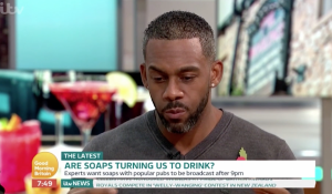 Richard Blackwood on Good Morning Britain 