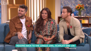 Joel Dommett, Scarlett Moffatt and Joe Swash on This Morning