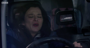 Hayley in EastEnders in labour