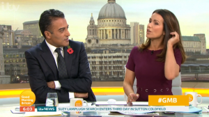 Adil Ray and Susanna Reid on GMB