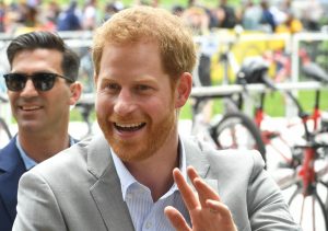 Prince Harry, Duke of Sussex attends the Invictus Games Cycling at the Royal Botanical Gardens in Sydney, Australia