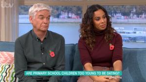 Phillip Schofield and Rochelle Humes on This Morning