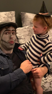 Kelvin Fletcher and daughter