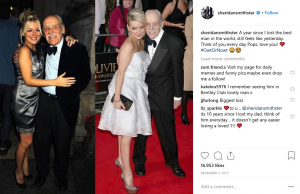 Sheridan and her beloved father 