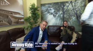 Jeremy Kyle guest reveals tattoo of him on her leg
