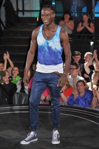 Brian Belo enters Big Brother House in Hertfordshire