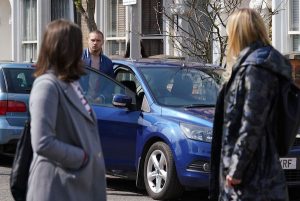 Keanu gives Louise driving lessons