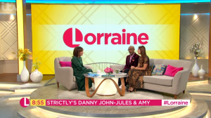 Strictly's Danny John-Jules and Amy Doden on Lorraine