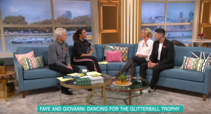 Giovanni Pernice and Faye Tozer on This Morning