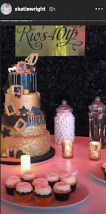 Rio Ferdinand's 40th birthday party on Instagram